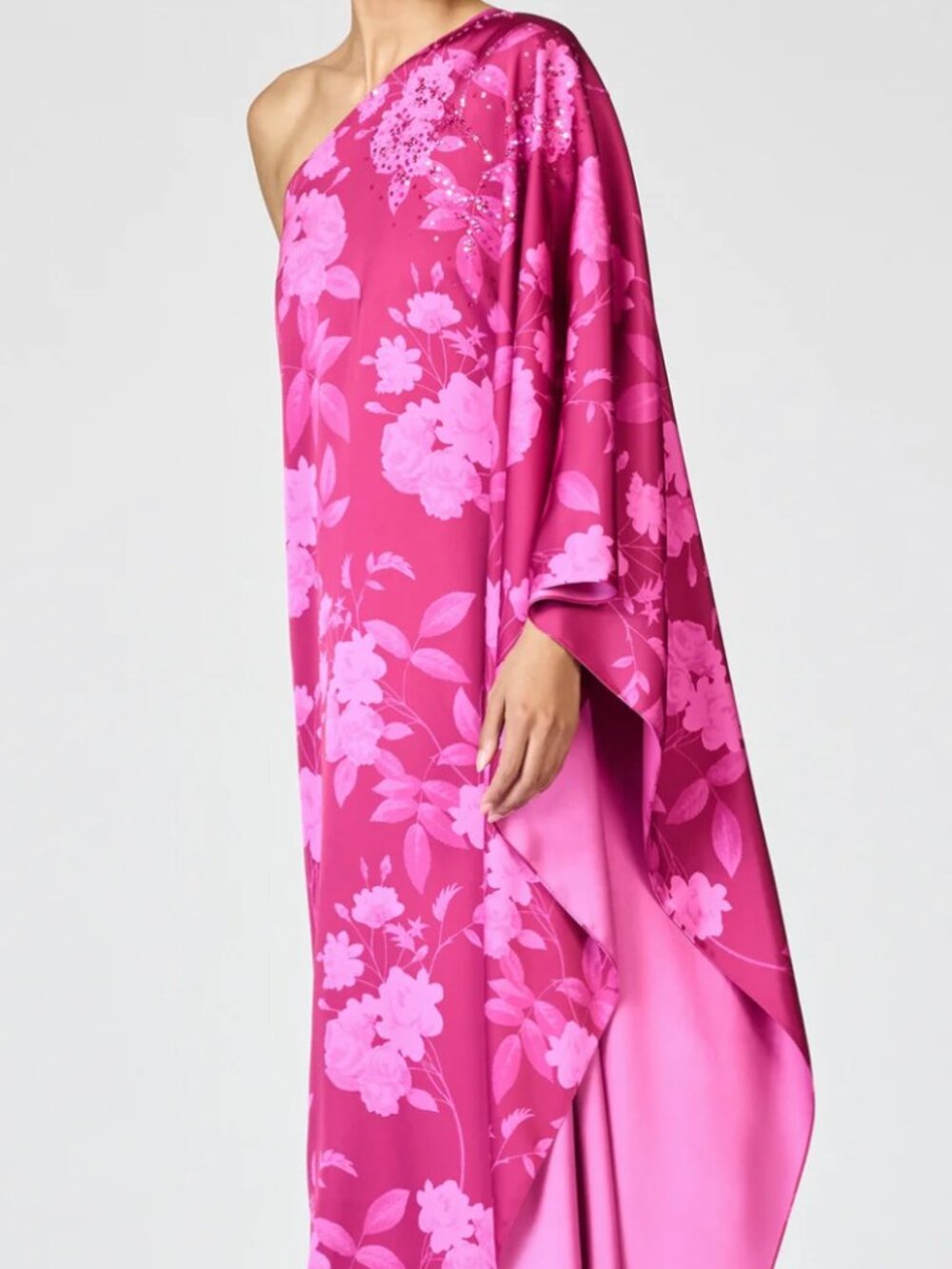SACHIN BABI Demi Gown Rhodolite Roses NWT XL - Picture 4 of 4